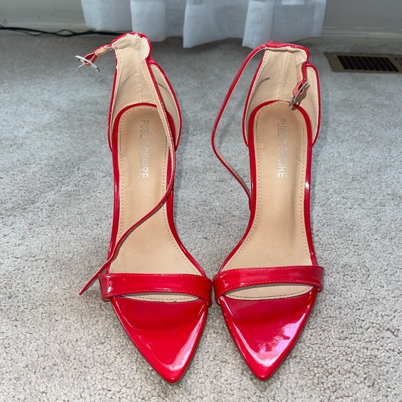 Public Desire Pointed Toe Pump - Picture 1 of 7